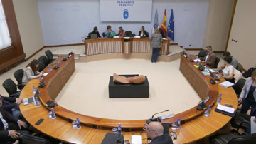 poster Comisión  5ª,  Sanidade,  Política  Social  e  Emprego