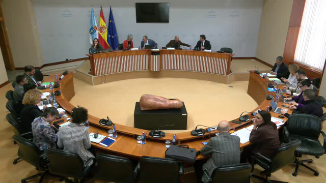 poster Comisión 1ª, Institucional, de Administración Xeral, Xustiza e Interior